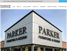 Tablet Screenshot of parker-furniture.com